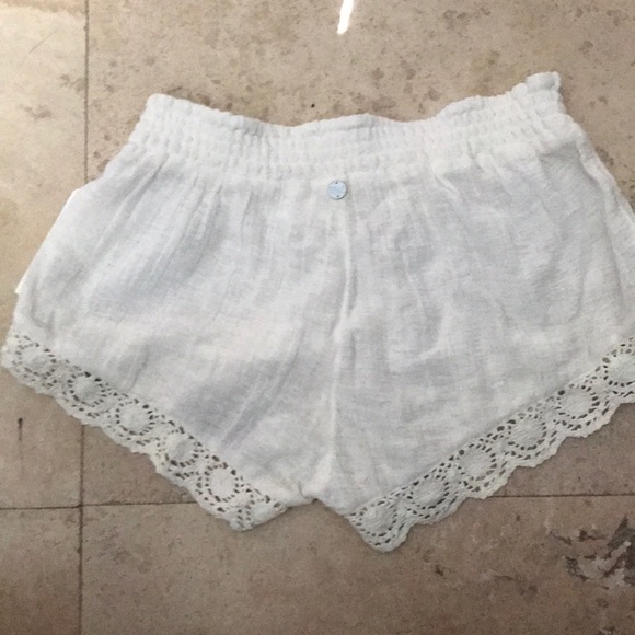 Billabong white beach cotton shorts - Picture 2 of 5